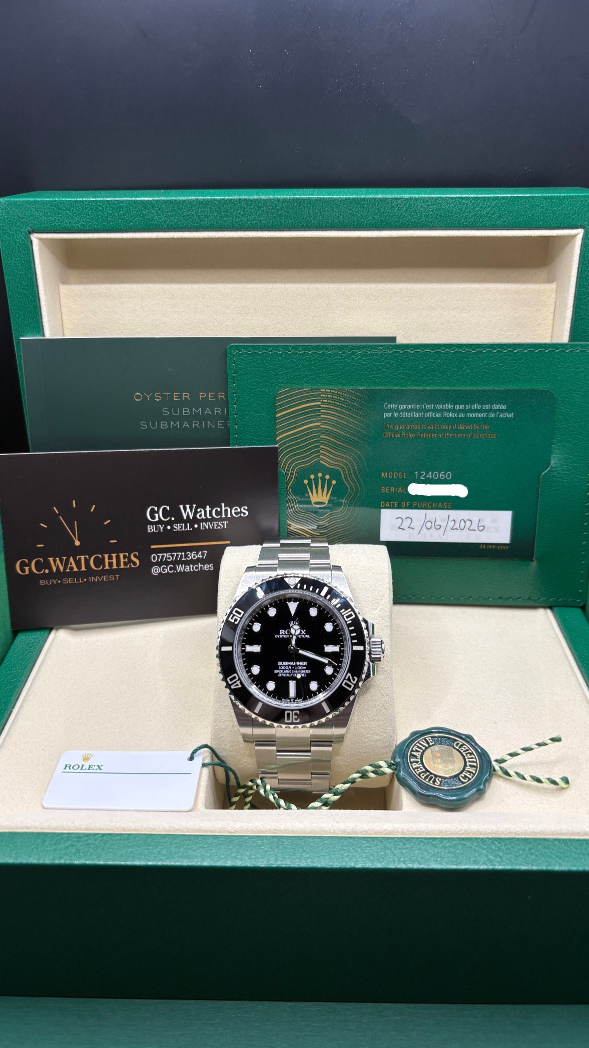 Rolex submariner non date